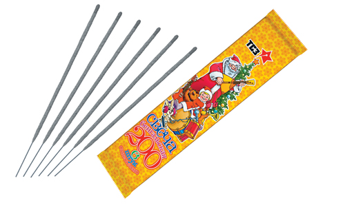  Бенгальские свечи 6 шт 200 мм в пакете  в Нижнекамске